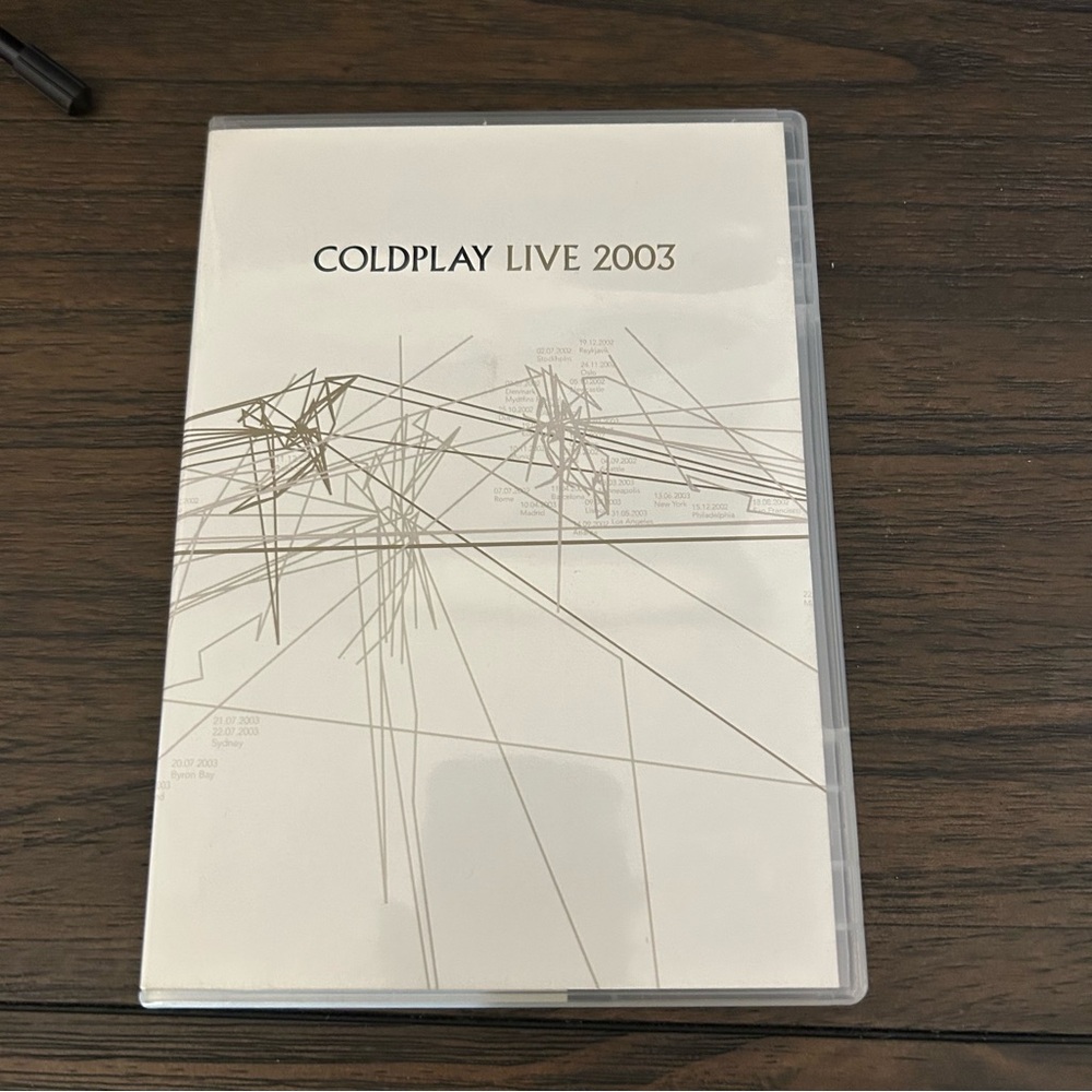 Coldplay Live 2003 DVD & CD Very Good